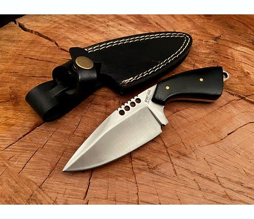 Handmade RE4 Jack Krauser knife With Leather Sheath - Jayger