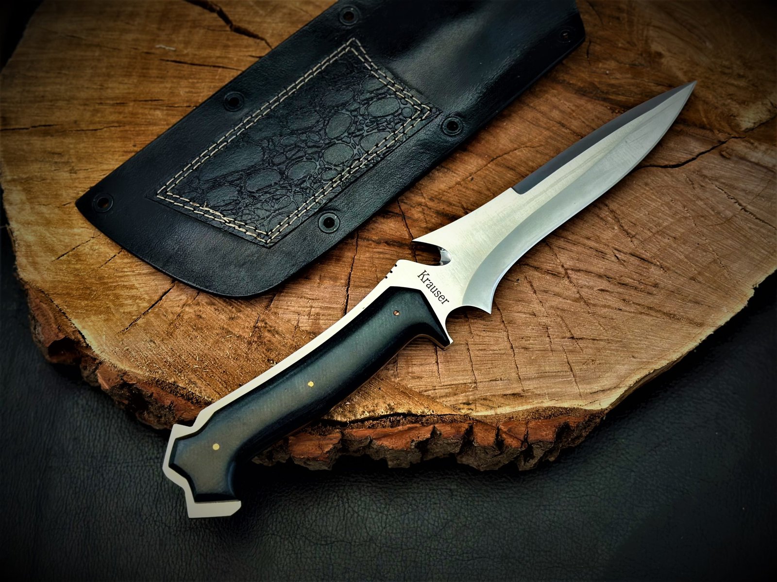 Handmade Jack Karuser Knife-resident Evil RE4 Pocket Size 