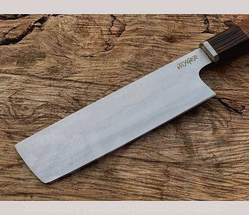 Handmade Japanese Nakiri Knife Razor Sharp Cutting - Jayger