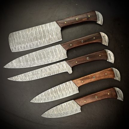 Damascus Chef Knife Set