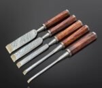 Wood Chisel Set Damascus Steel Hand Forged By Jayger - Image 3