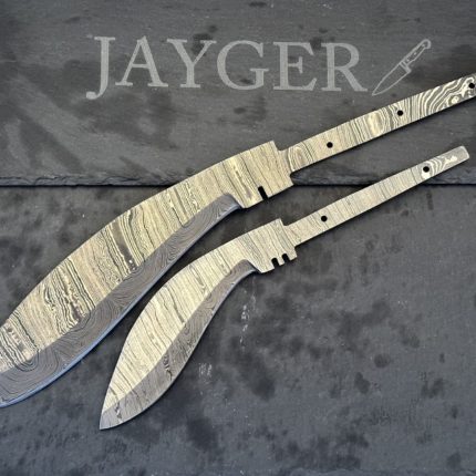 Damascus Steel Kukri Knife Blade