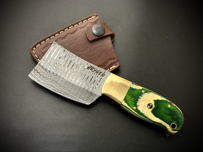 Damascus Steel Meat Cleaver