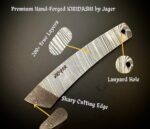 Handmade Damascus Steel Japanese Kiridashi Knife - Image 3