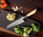 Handmade Santoku Chef Knife – 6.9”Damascus Steel Blade - Image 2