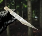 Handmade Damascus Steel Kiridashi Knife - Image 6